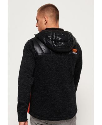 storm ombre hybrid zip hoodie