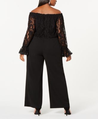 adrianna papell jumpsuit plus size