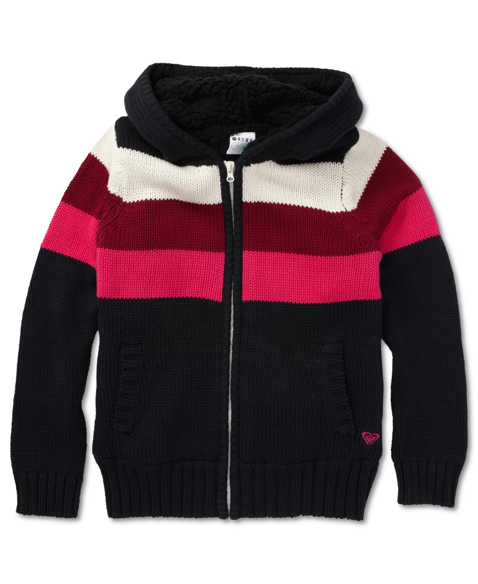 Kids Sweater, Girls Stripe Zip Up Hoodie   Kids Girls 7 16