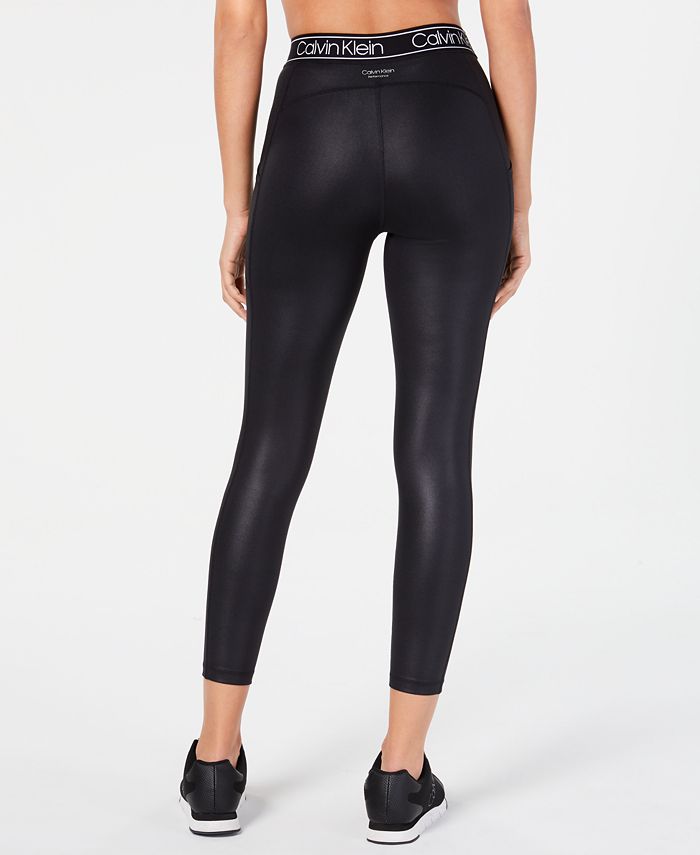 calvin klein performance high waist straight leg