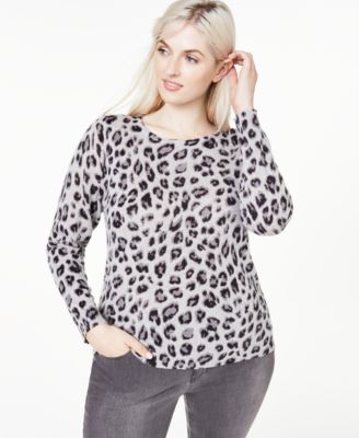 macys cashmere sweaters plus size