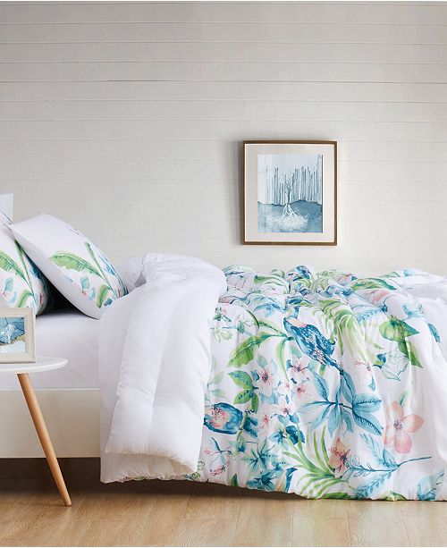 Oceanfront Resort Tropical Bungalow Twin Xl Comforter Set Reviews Comforters Fashion Bed Bath Macy S