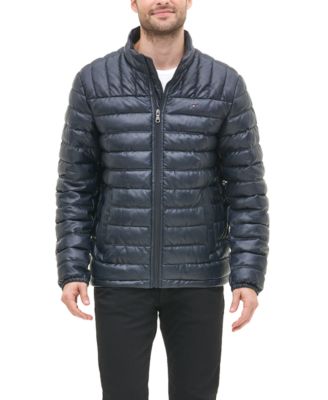 north face leather puffer jacket