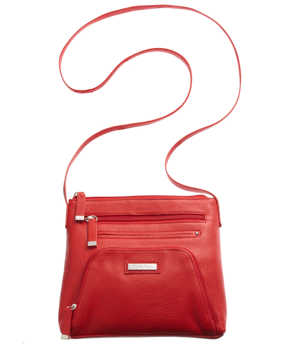 Calvin Klein Handbag, Key Item Leather Crossbody