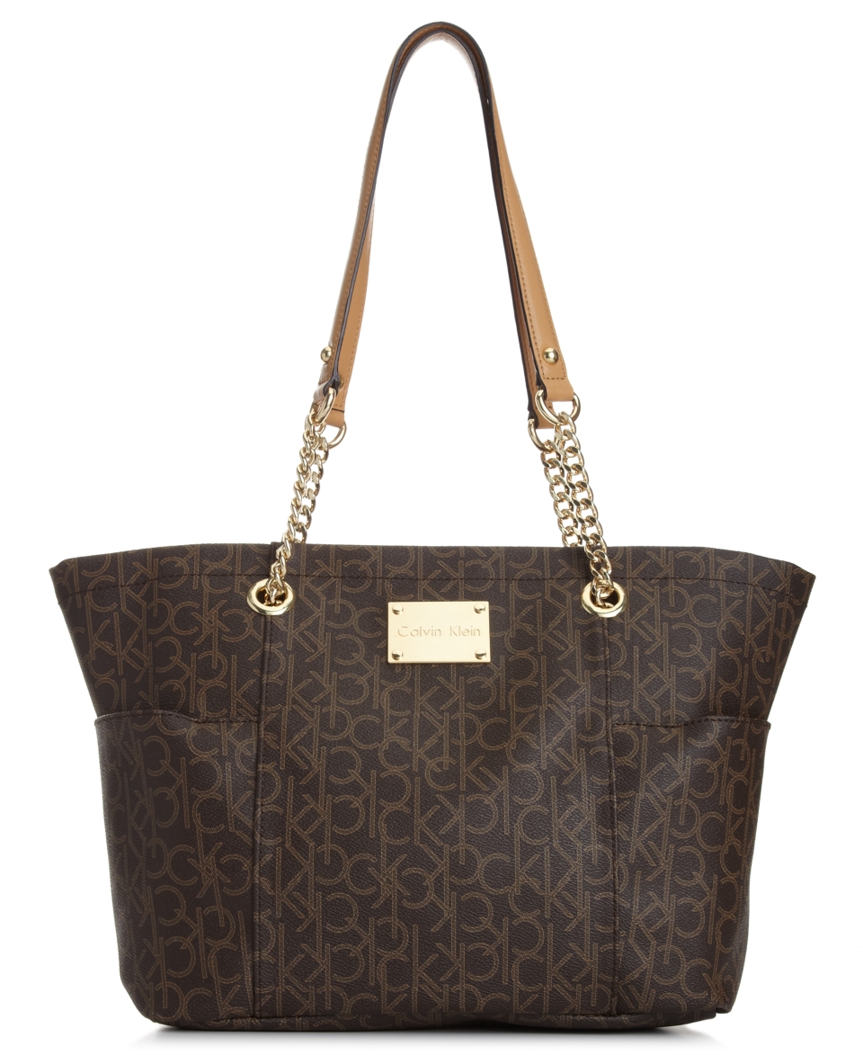 Calvin Klein Handbag,  Monogram Tote   Handbags & Accessories