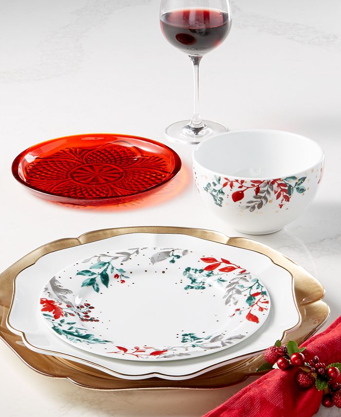 Martha Stewart Collection Baroque 12Pc. Dinnerware Set, Service for 4