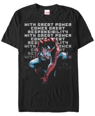 with great power comes great responsibility t shirt