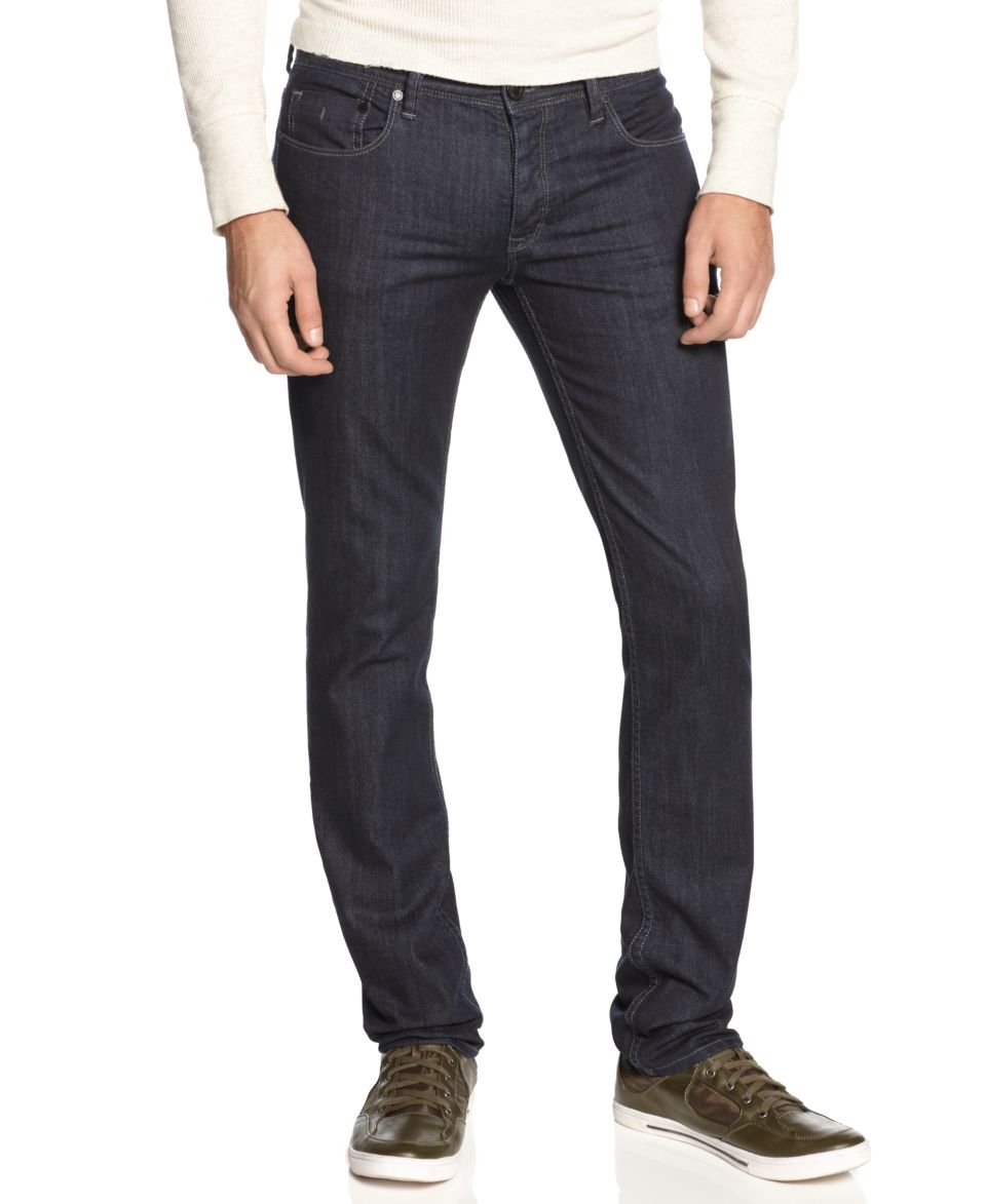 Calvin Klein Jeans, Black Moto Jeans. Slim Fit   Mens Jeans