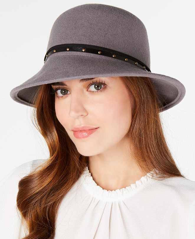 Nine West Wool Felt Trench Hat & Reviews - Handbags & Accessories - Macy's
