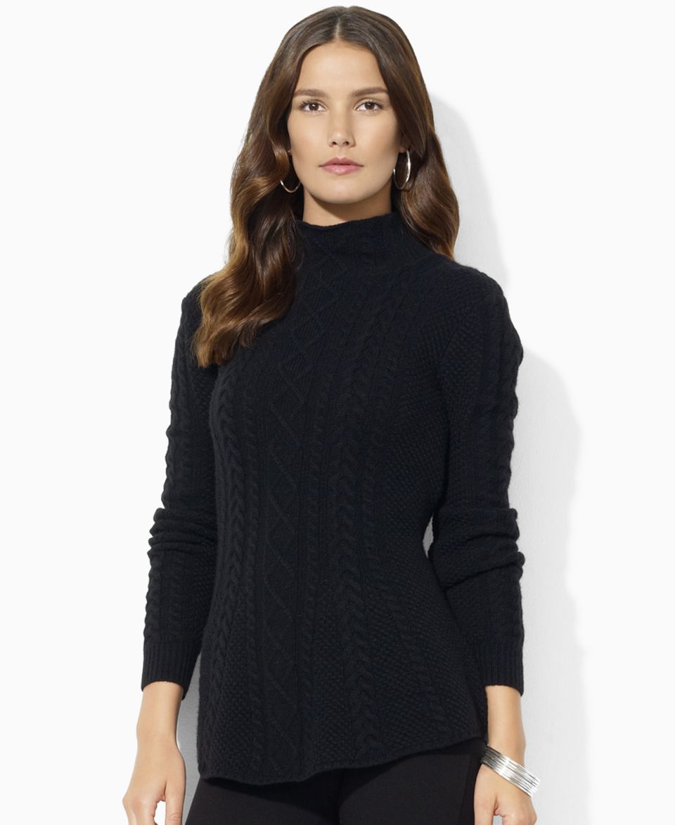 Lauren Jeans Co. Sweater, Three Quarter Sleeve Knit High Low Hem Knit