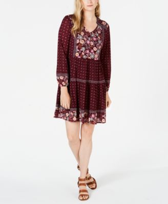 macys peasant dress