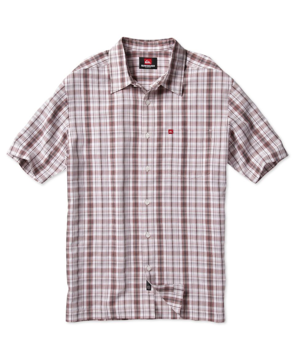 Quiksilver Shirt, Jesus Iguana Plaid Shirt