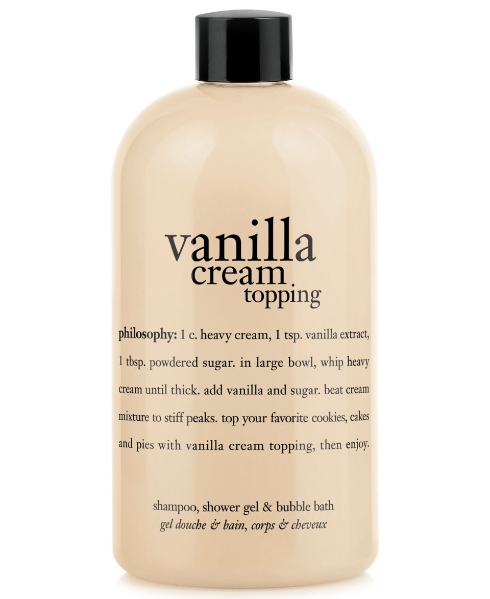 vanilla bean ice cream 3 in 1 shampoo, shower gel & bubble bath, 16 oz