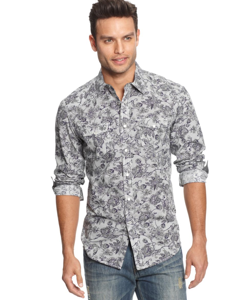 INC International Concepts Shirt, Viva Shirt   Mens Casual Shirts