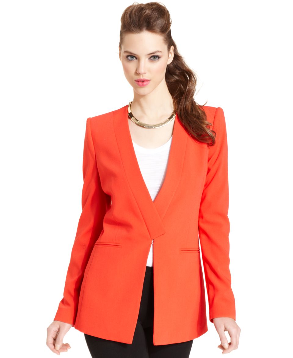 BCBGMAXAZRIA Jacket, Penn Structured Peplum Blazer   Womens Jackets