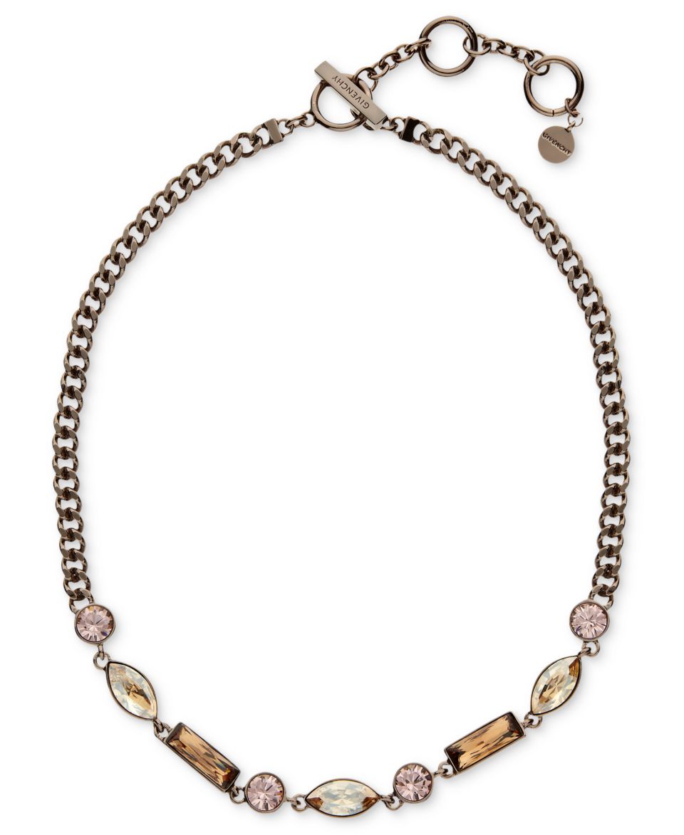 Givenchy Necklace, Brown Tone Swarovski Element Frontal Necklace   Fashion Jewelry   Jewelry & Watches
