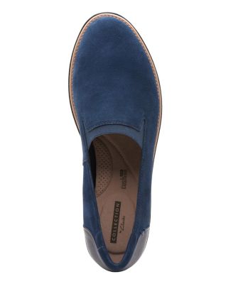 sharon dolly suede wedge loafer