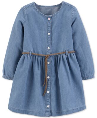 denim shirt dress kids
