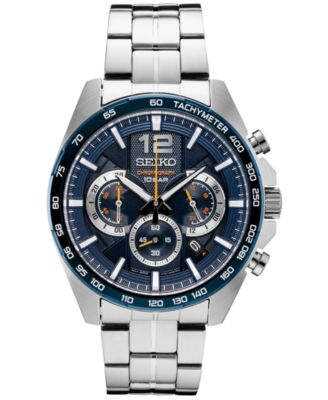 seiko quartz mens watch stainless steel