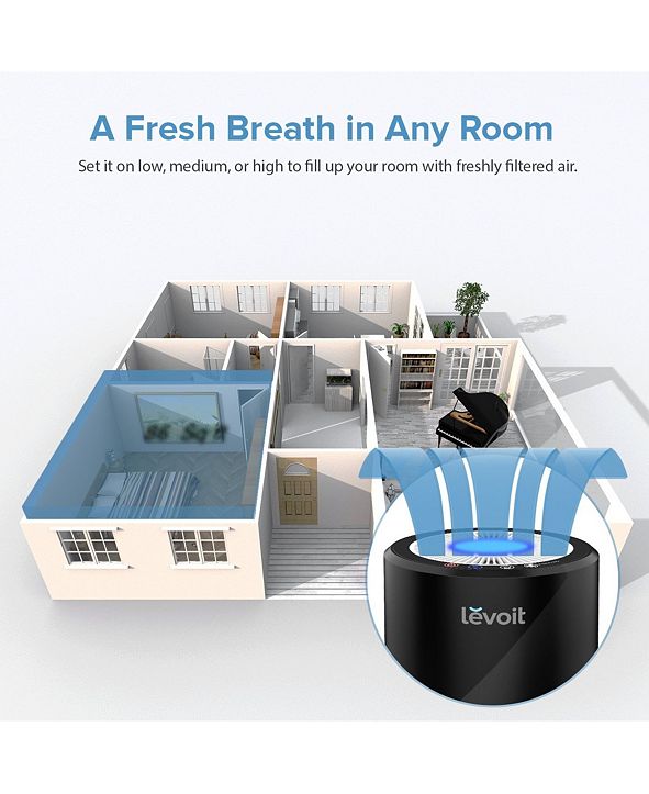 Levoit Compact True Hepa Air Purifier & Reviews Wellness Bed & Bath