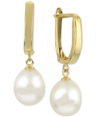 macys pearl earrings