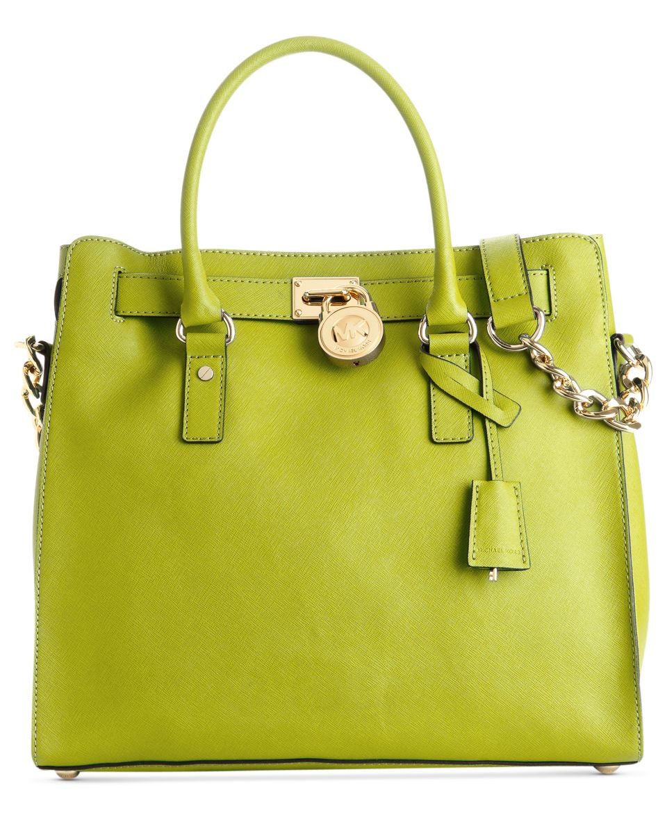 MICHAEL Michael Kors Handbag, Hamilton Tote with Gold Hardware