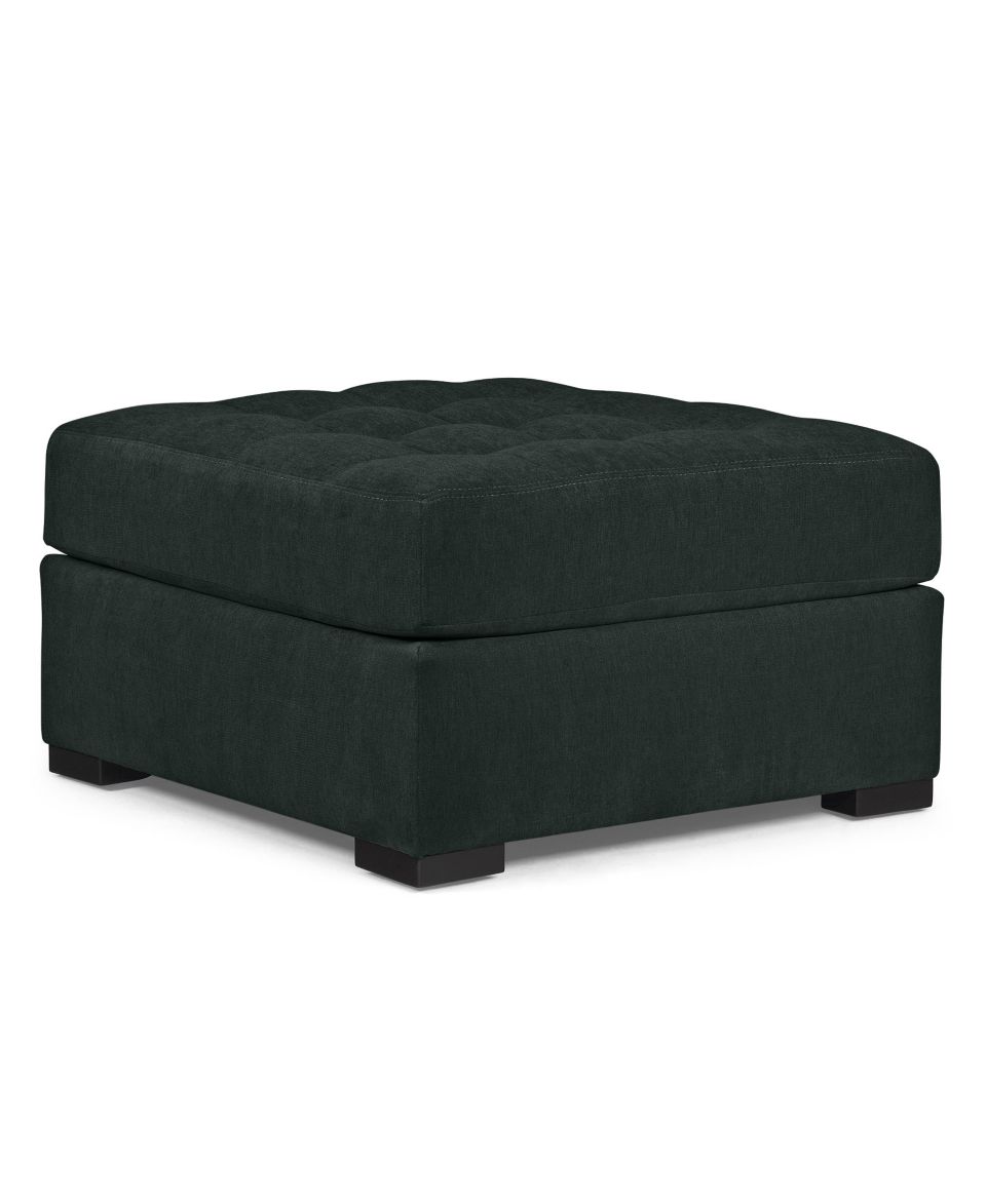 Roxanne Fabric Ottoman, 32W x 32D x 18H   Furniture