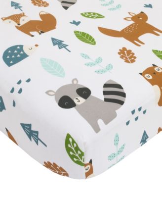 woodland friends crib bedding