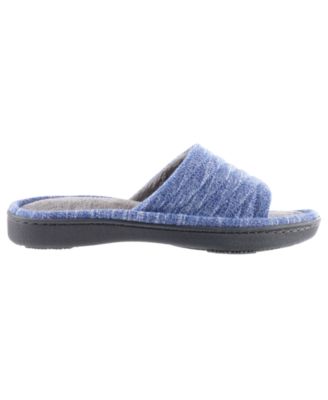 isotoner andrea space knit slippers