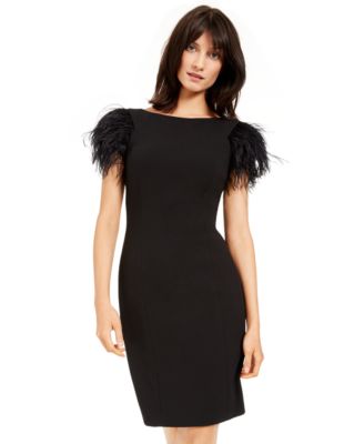 black long sleeve elegant dress