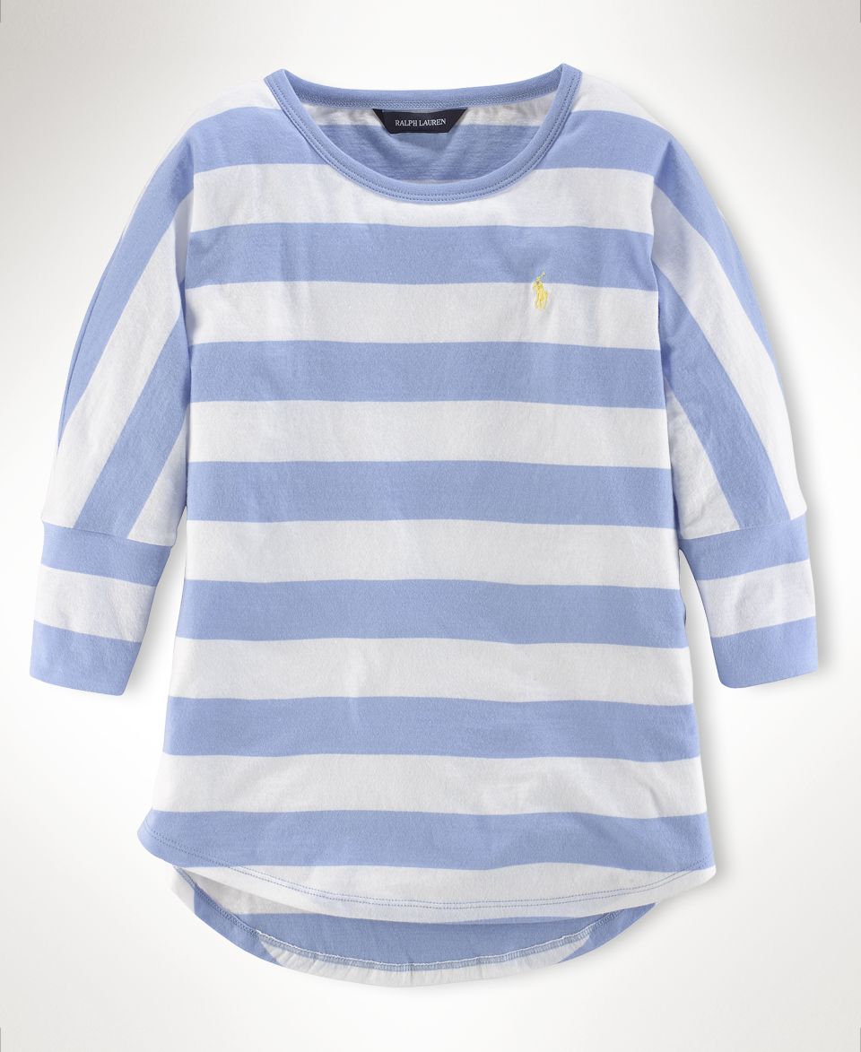 Ralph Lauren Kids Shirt, Girls Long Sleeve Striped Shirt   Kids Girls