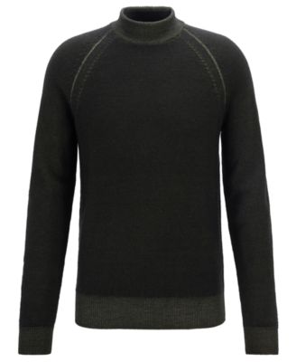 hugo boss mock neck sweater