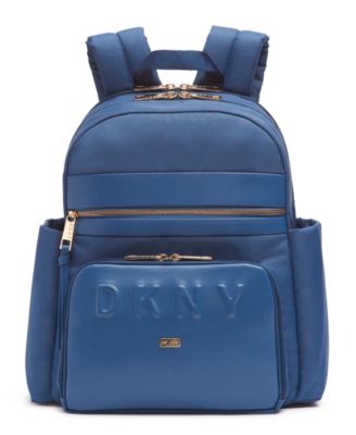 dkny leather backpack