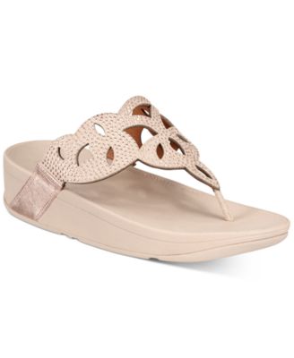 FitFlop Elora Crystal Toe-Thong Sandals 