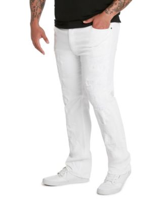 white ripped jeans mens big and tall