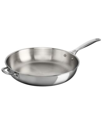 12,5-дюймовая сковорода для фритюра Le Creuset из нержавеющей стали с вспомогательной ручкой