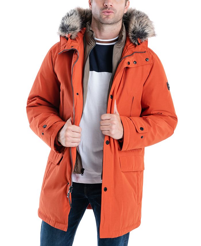 Michael Kors Michael Kors Men's Hooded Bib Snorkel Parka, Created for