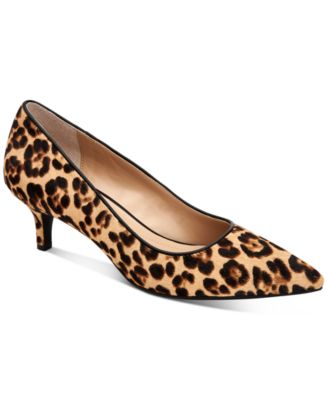 alfani leopard pumps