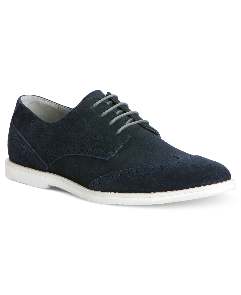 Calvin Klein Mens Shoes, Faxon Wing Tip Lace Up Shoes   Mens Shoes