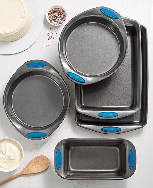 Rachael Ray Yum O Nonstick Oven Lovin 5 Pc Bakeware Set Created For Macy S Reviews Bakeware Kitchen Macy S