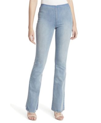 pull up flare jeans