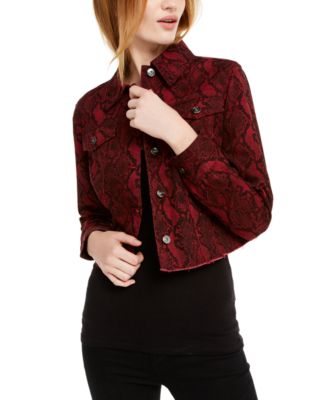 macy's inc jean jacket