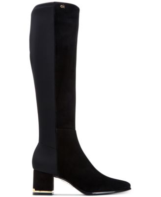 calvin klein thigh high boots