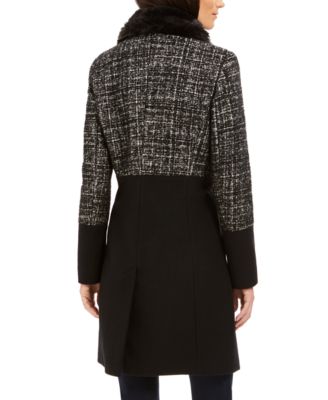 macys petite wool coats