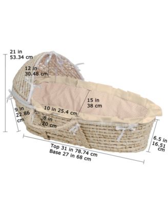 badger basket natural moses basket
