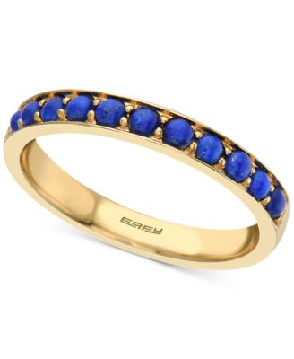 lapis lazuli band ring