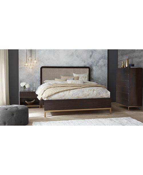 Hotel Collection Derwick Bedroom 3 Pc Set Queen Bed Nightstand Chest Created For Macy S Reviews Furniture Macy S