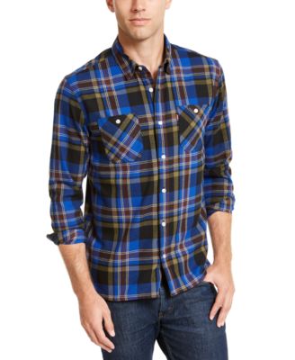 levi mens flannel shirts