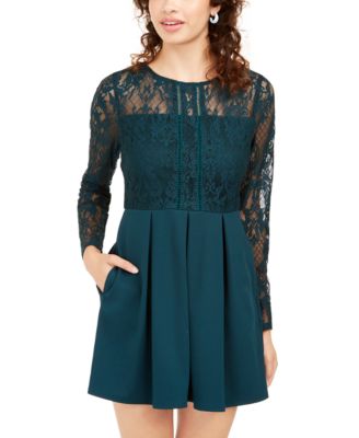 scuba flare dress