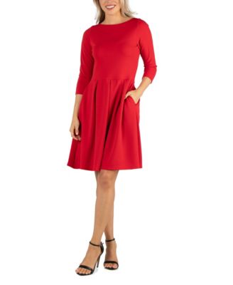 women's fit and flare dresses